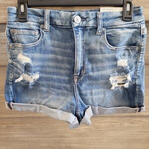 Curvy Hi-Rise Shortie Shorts